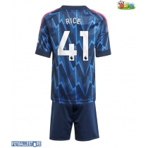 Arsenal Declan Rice #41 Bortedraktsett Barn 2025-26 Kortermet (+ Korte bukser)